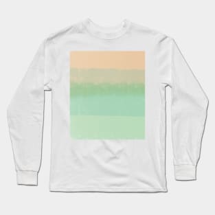 Three way crossed texture/pattern print pallet Long Sleeve T-Shirt